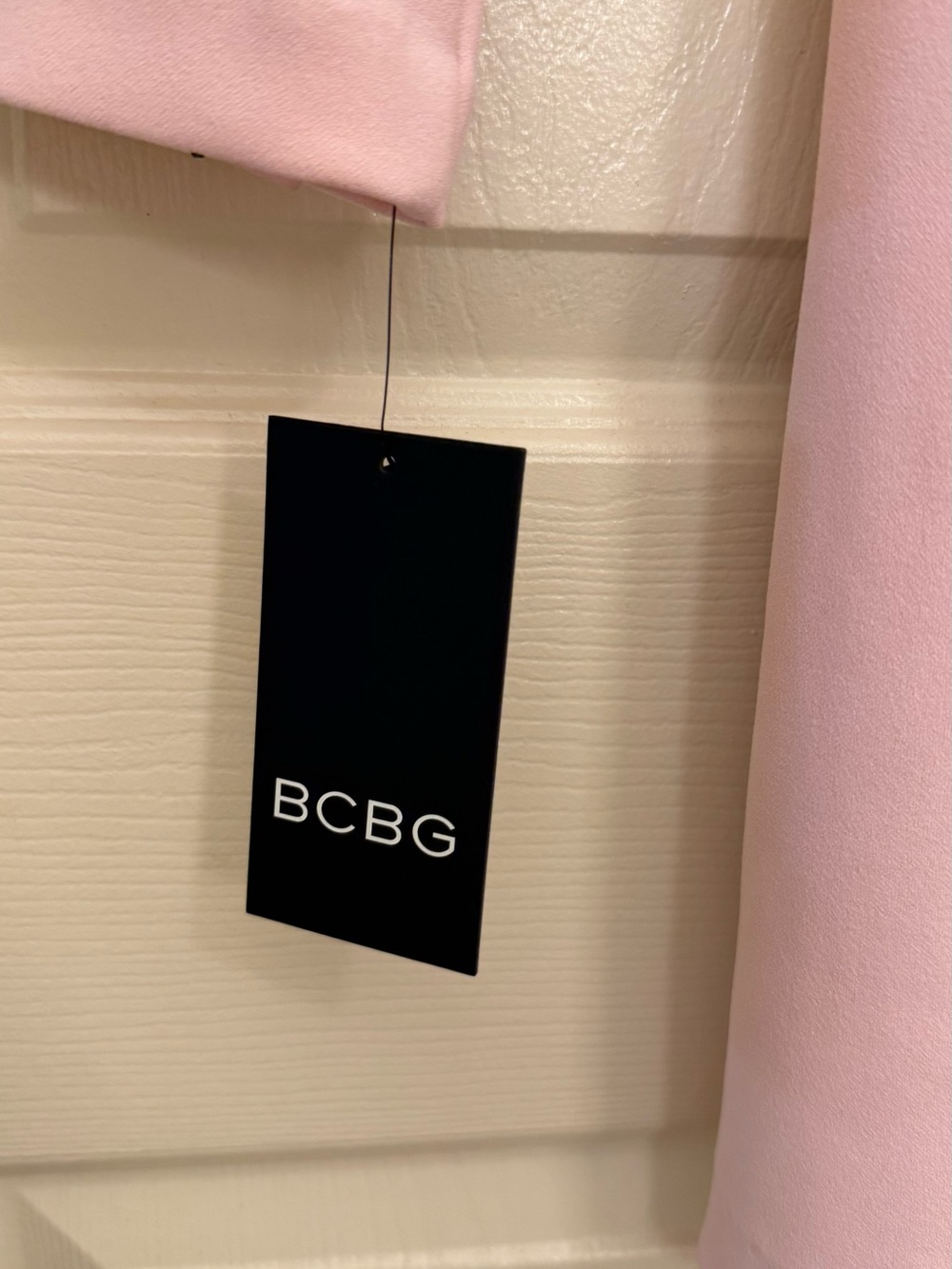 BCBG Pink Mini Dress with Black Accent - Picture 11 of 11